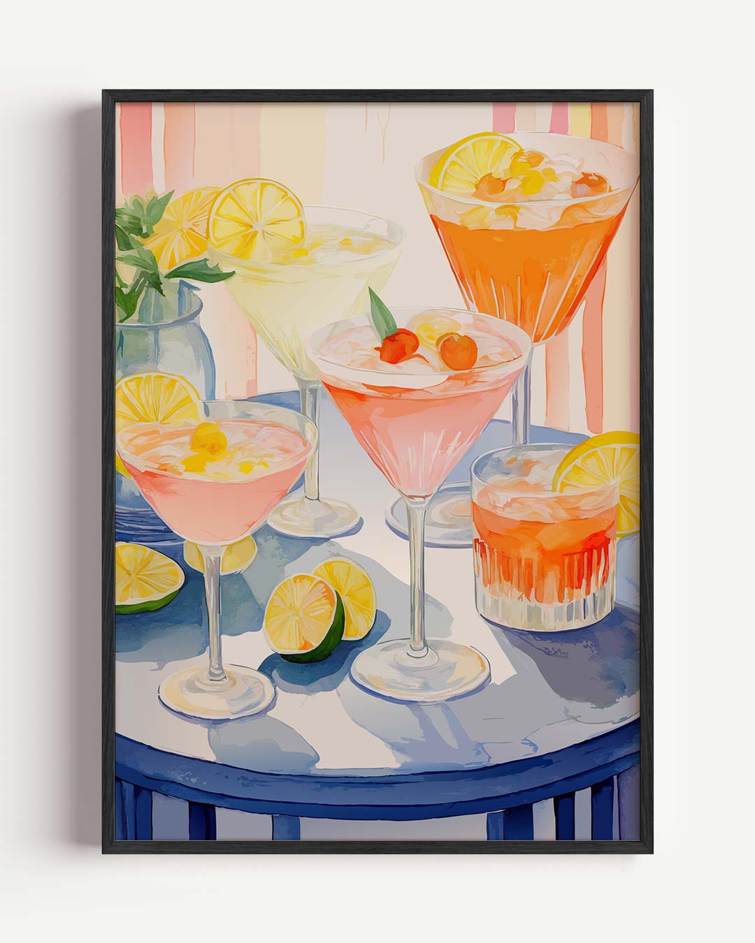 Zomerse Cocktails Poster
