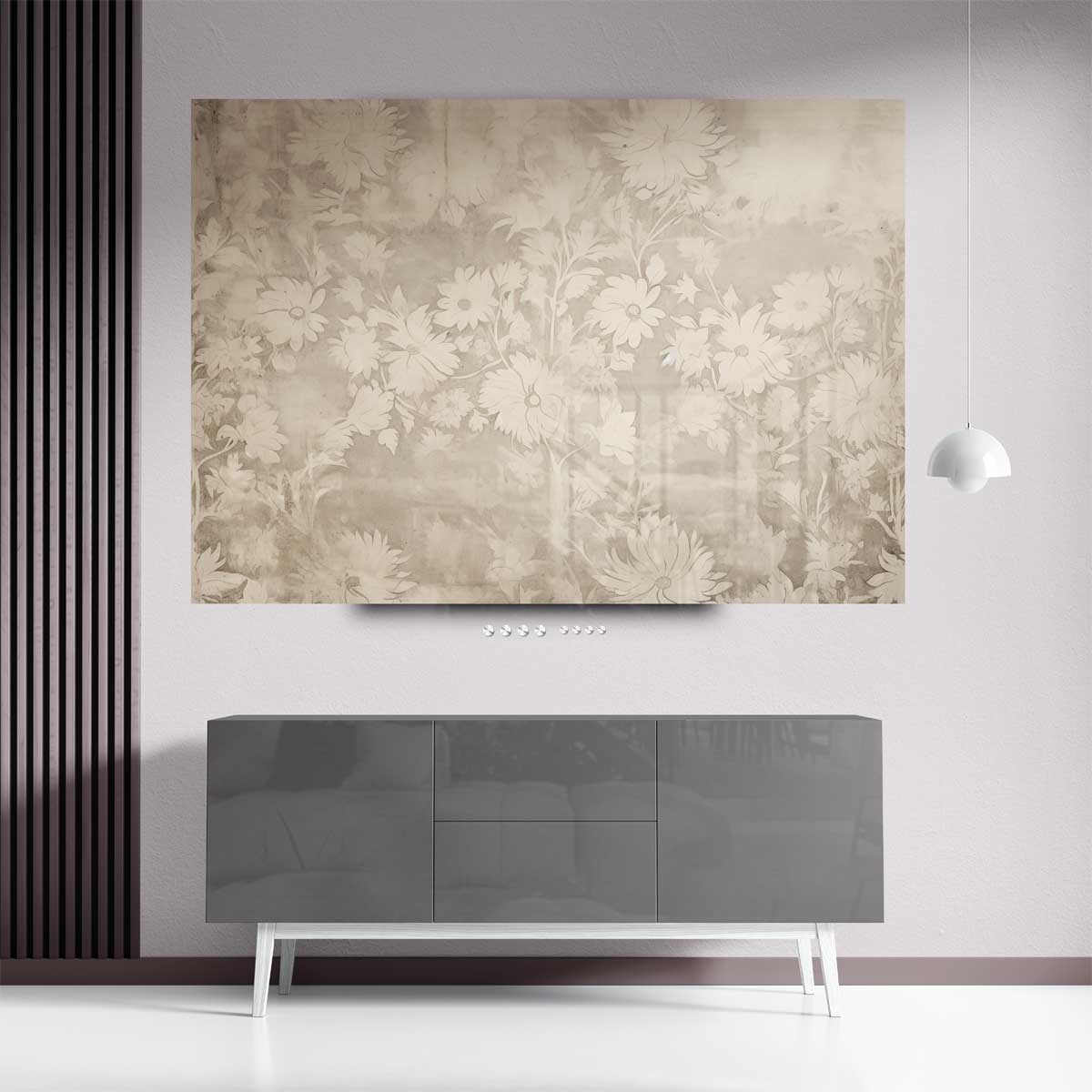 Vintage Bloemen Weelde Kunstwerk-canvas-dibond-plexiglas-wanddecoratie-WallArtistic