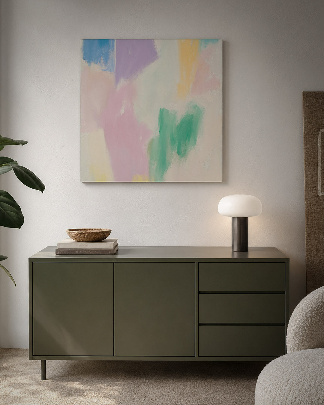 Kleurrijke vormen Kunstwerk