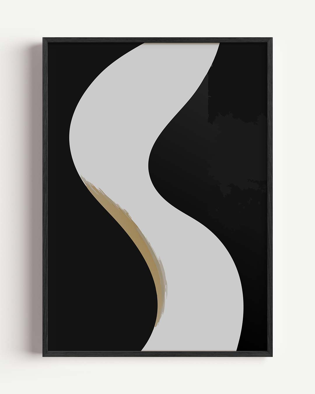 Elegante Abstracte Vorm Poster
