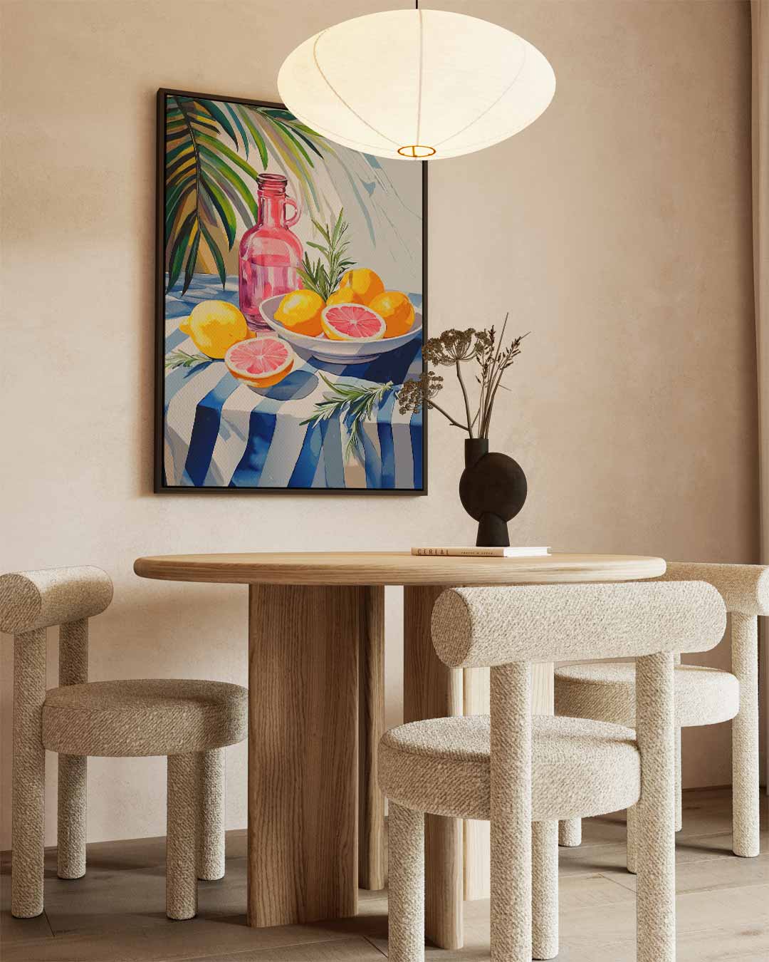 Zomerse Citrus Escapade Kunstwerk-canvas-dibond-plexiglas-wanddecoratie-WallArtistic