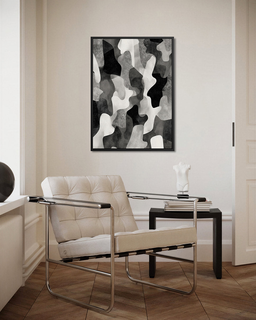 Organische vormen compositie Kunstwerk