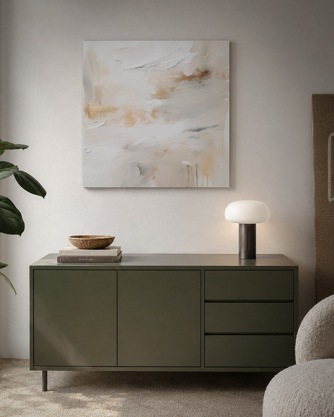 Zachte kleuren harmonie Kunstwerk