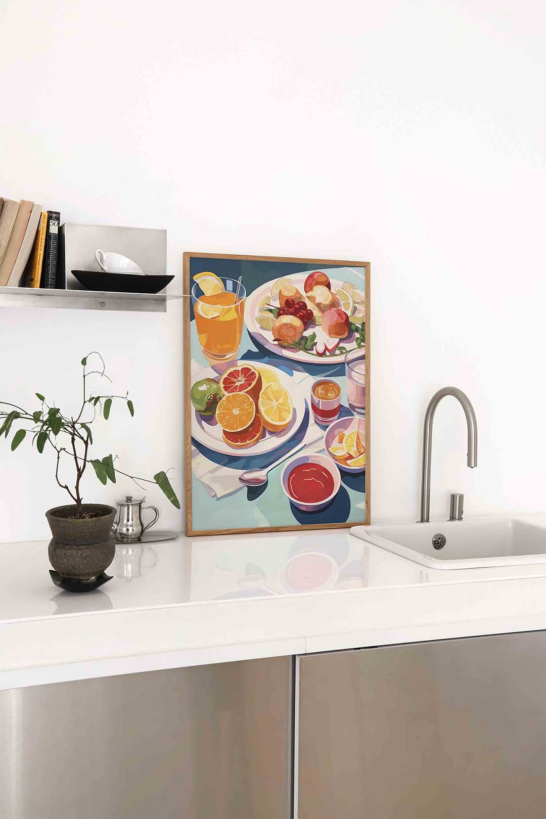 Fruit en drankjes Poster