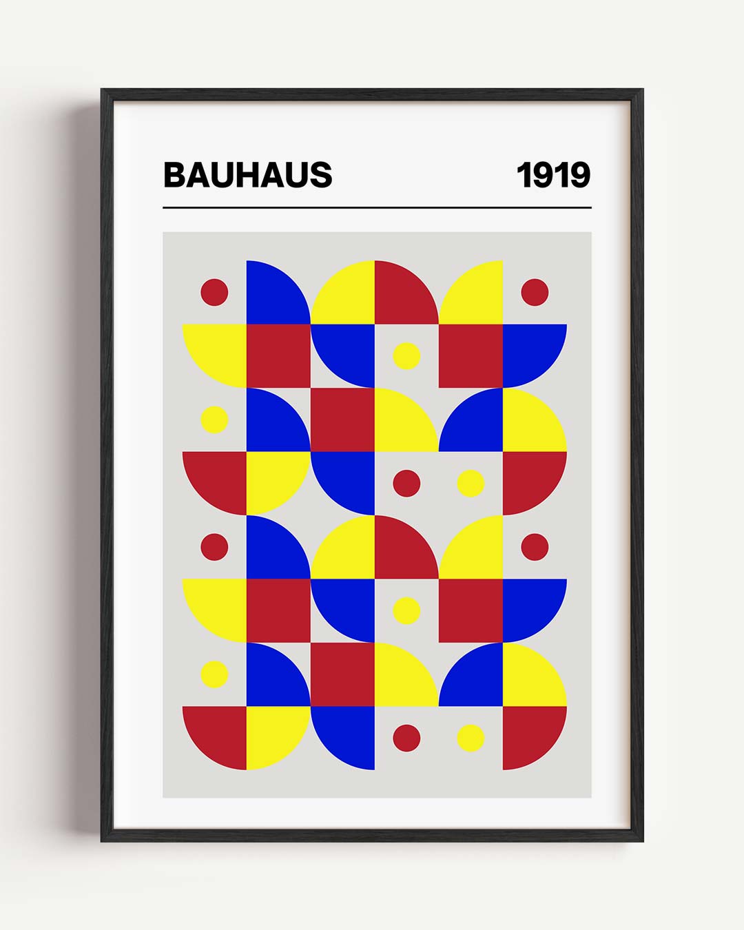 Bauhaus Geometrische Kunstposter