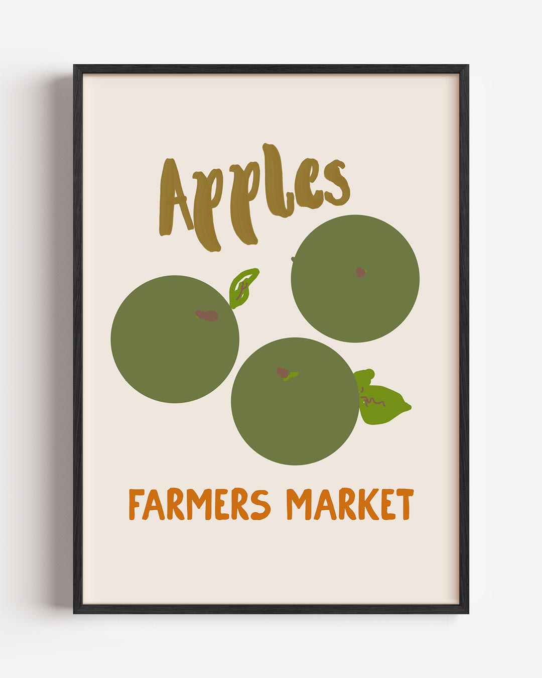 Boho Appel Markt Poster-WallArtistic
