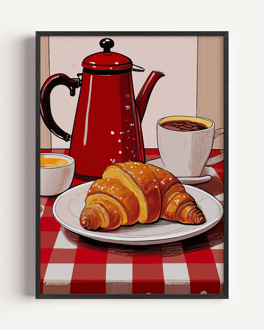Franse Ontbijtcharme Poster