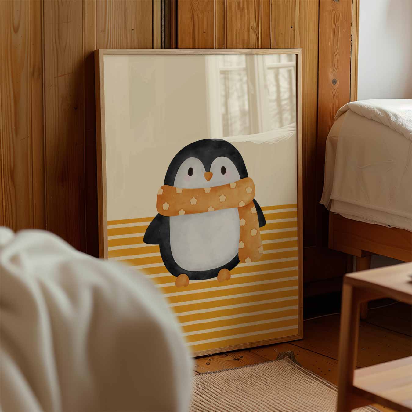Schattige Pinguïn Illustratie Poster