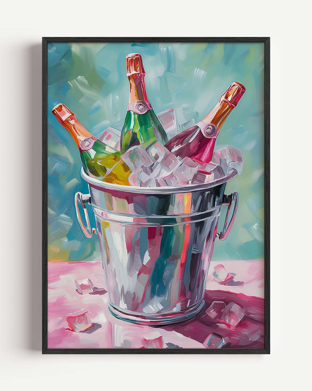 Feestelijke Champagne Poster