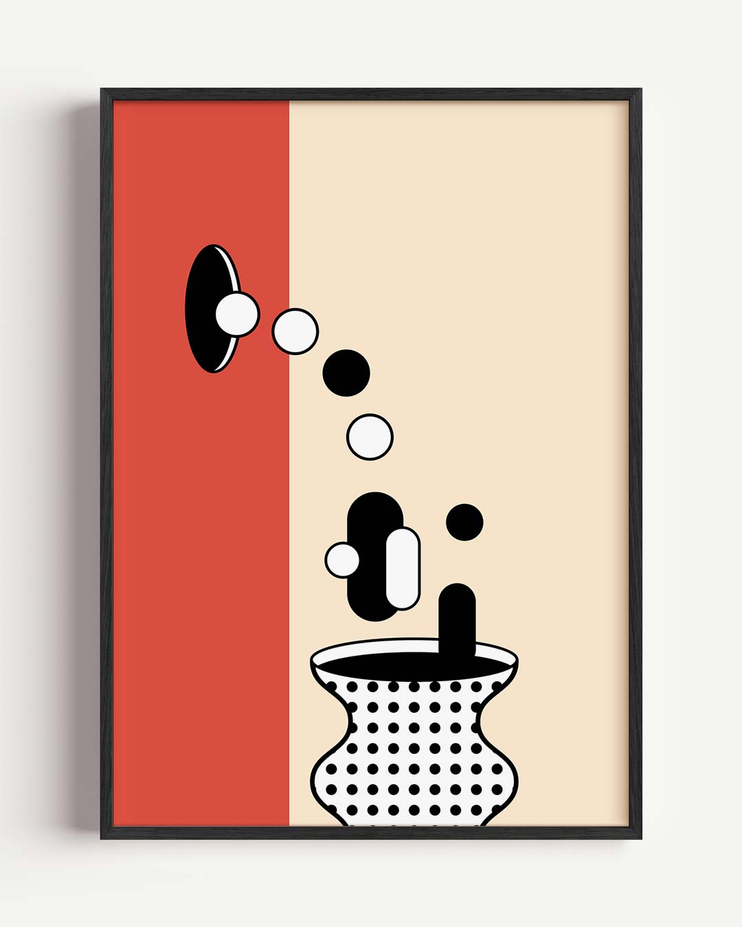 Moderne Geometrische Vaas Poster