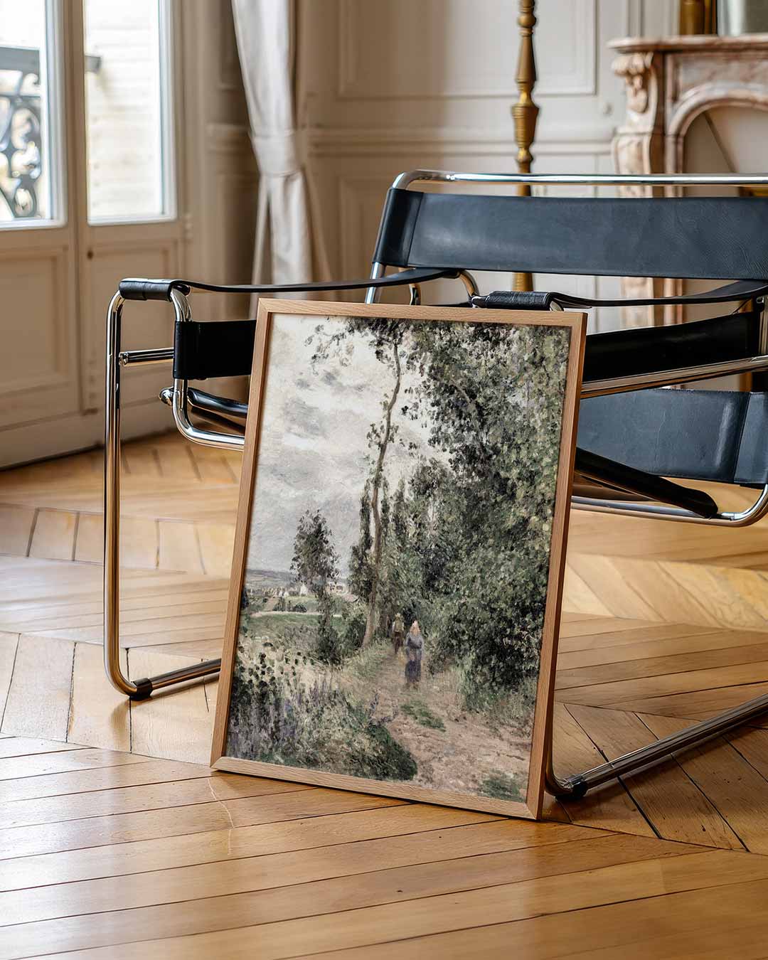 Lente Wandelpad Poster