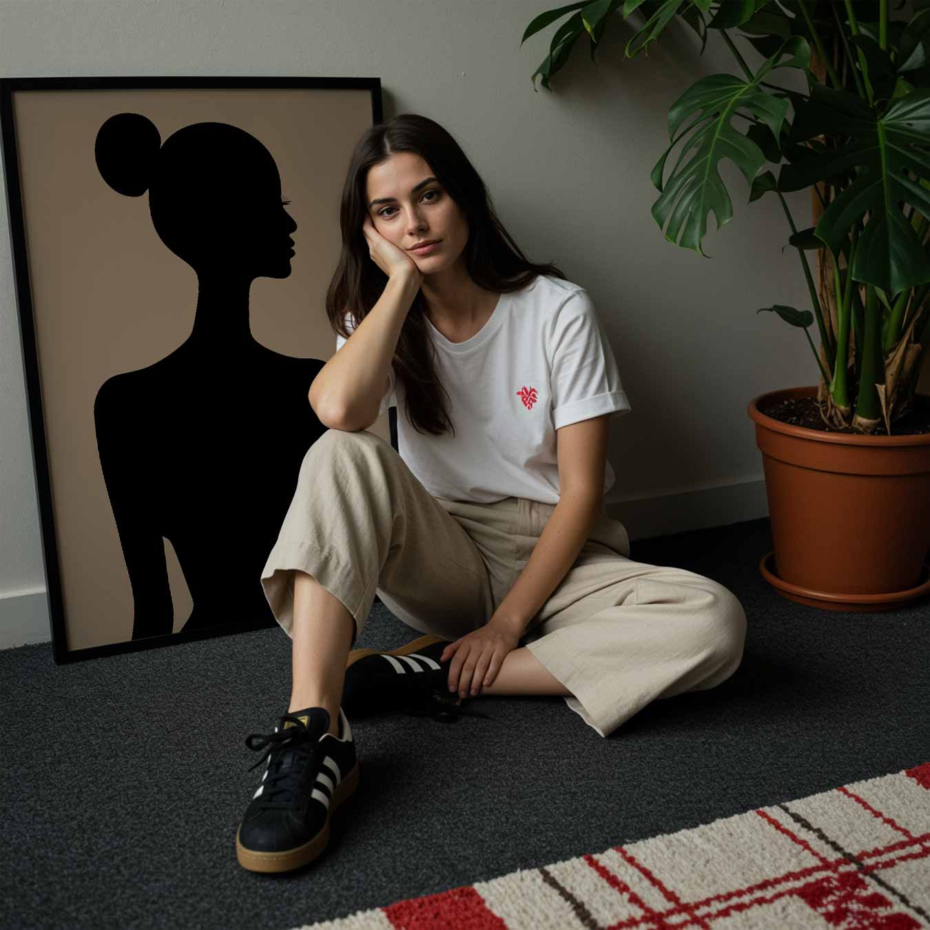 Stijlvolle Silhouet Poster