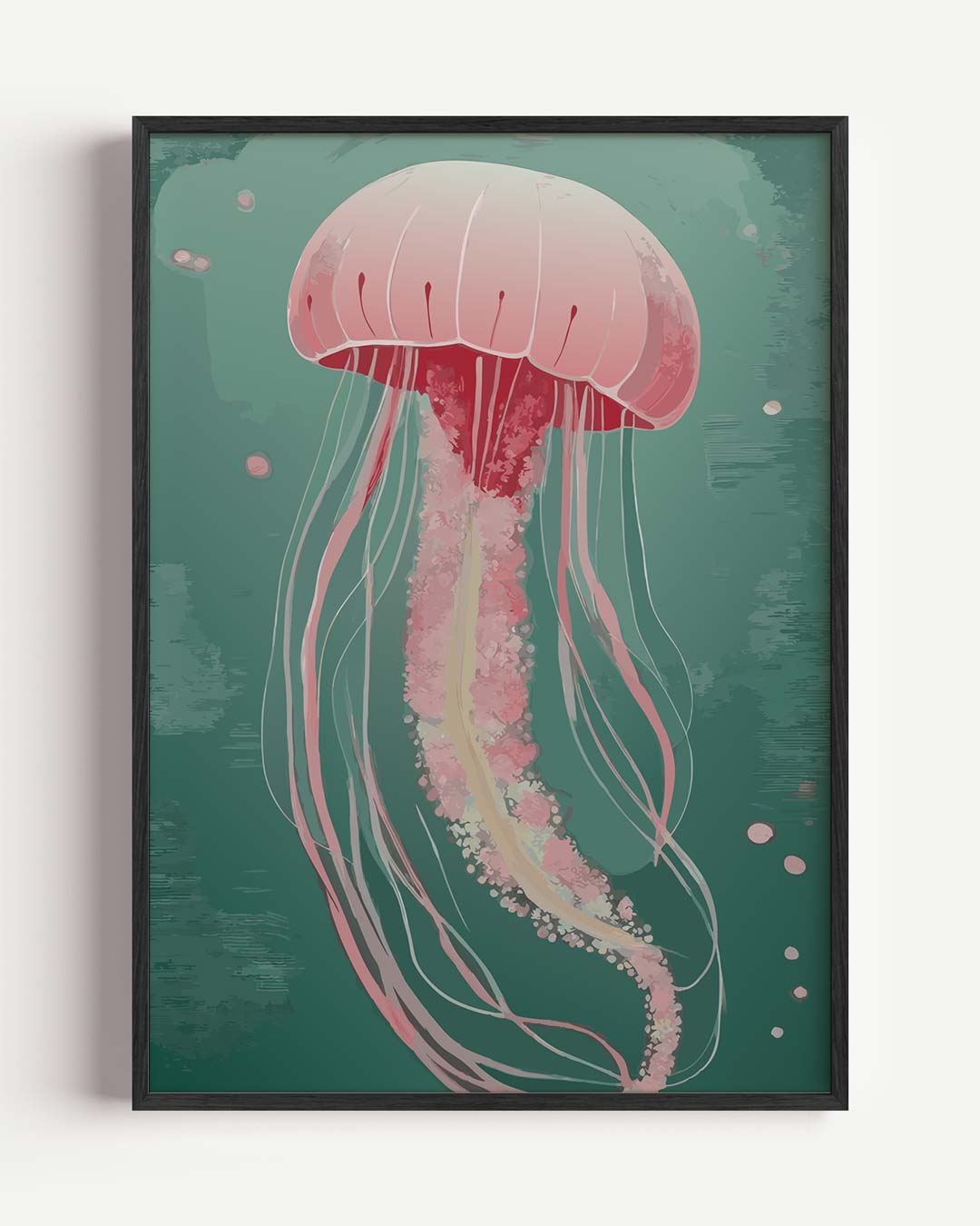 Dromerige Kwal Onderwater Poster