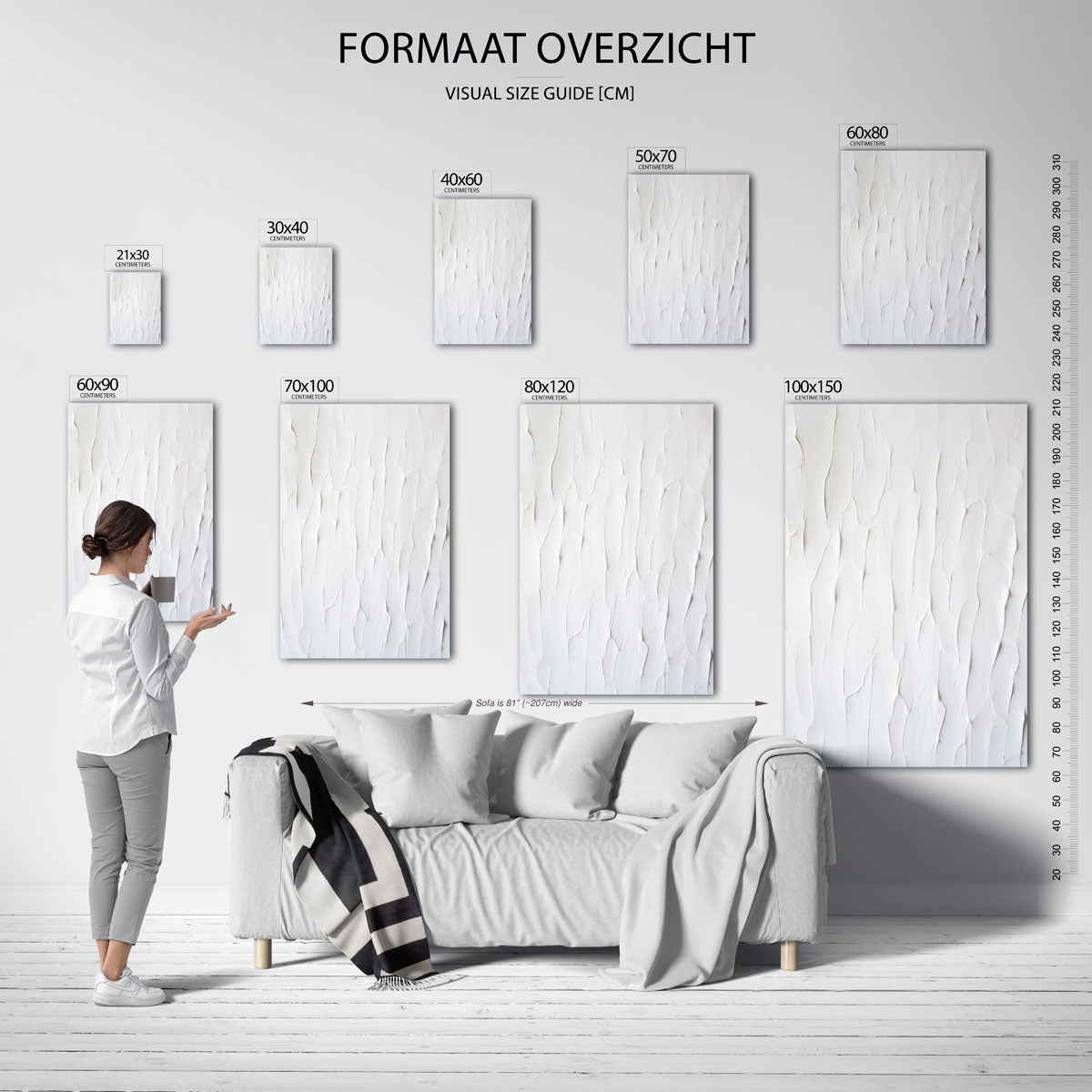 Abstracte textuur Poster