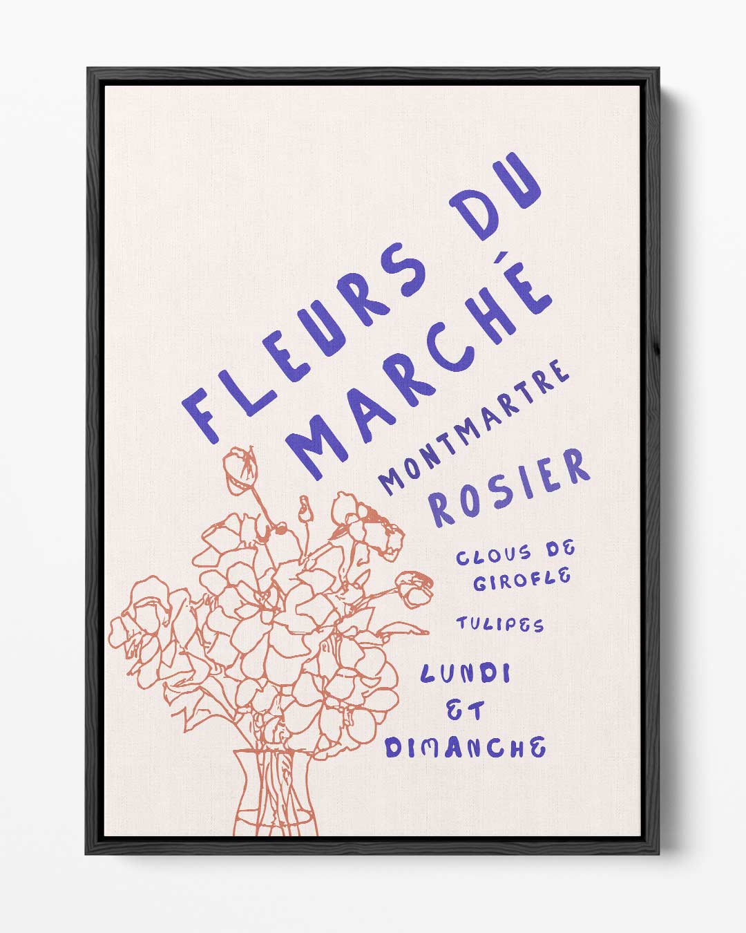 Fleurs du Marché Poster