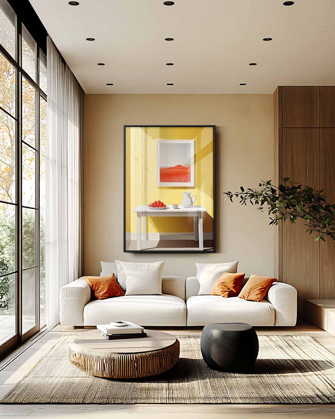 Zonovergoten Stil Leven Kunstwerk-canvas-dibond-plexiglas-wanddecoratie-WallArtistic