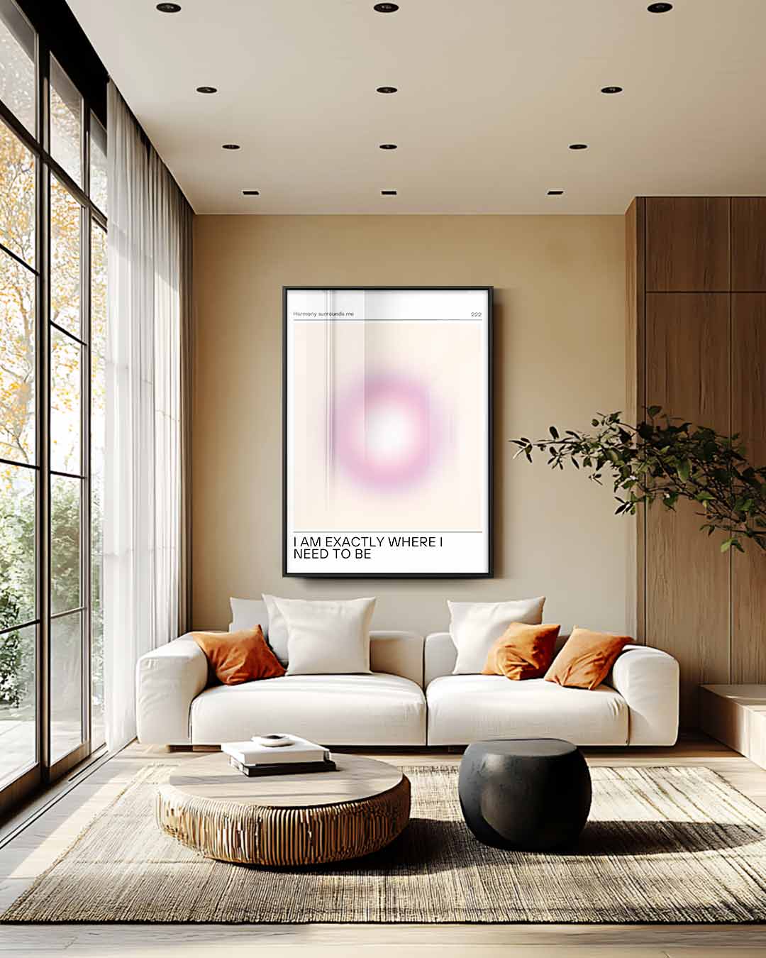Harmonie Omringt Mij Kunstwerk-canvas-dibond-plexiglas-wanddecoratie-WallArtistic