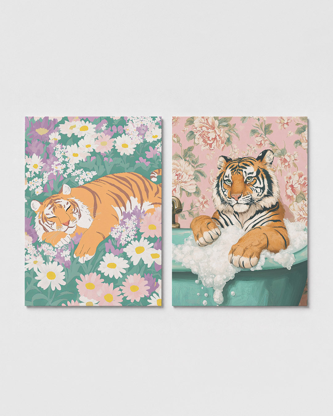 Dromerige tijger Posterset