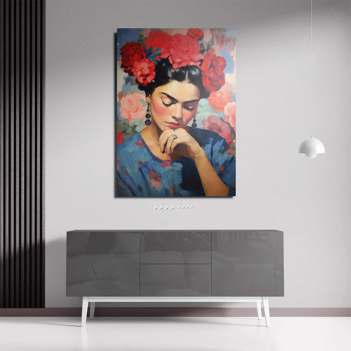Bloemen Serenade Kunstwerk-canvas-dibond-plexiglas-wanddecoratie-WallArtistic