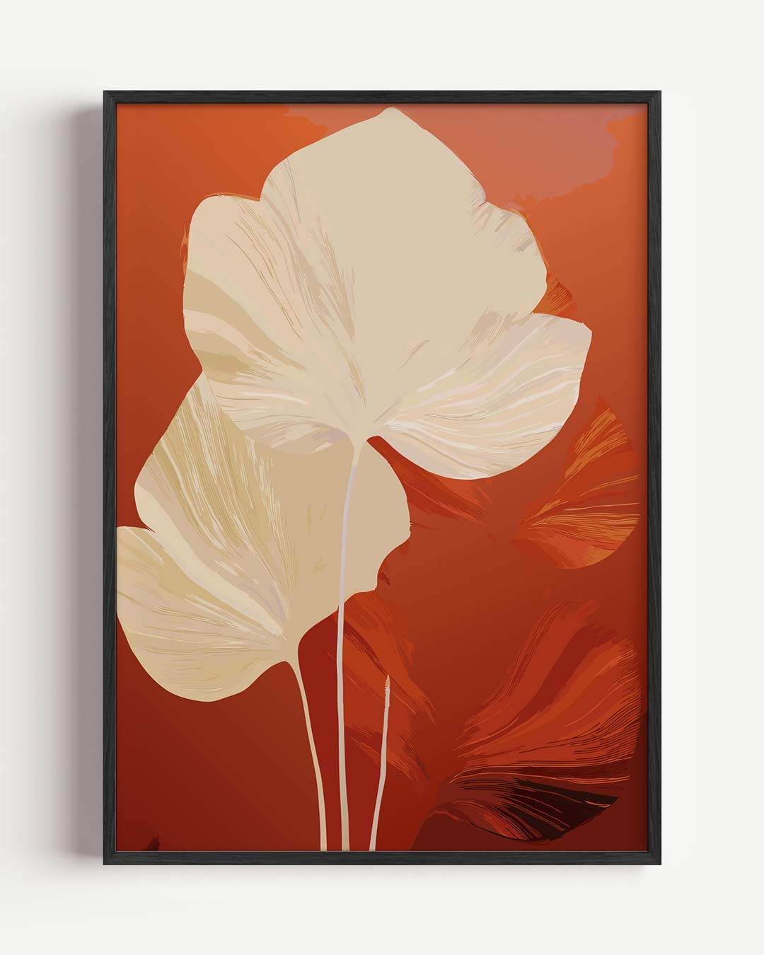Stijlvolle Botanische Bladeren Poster