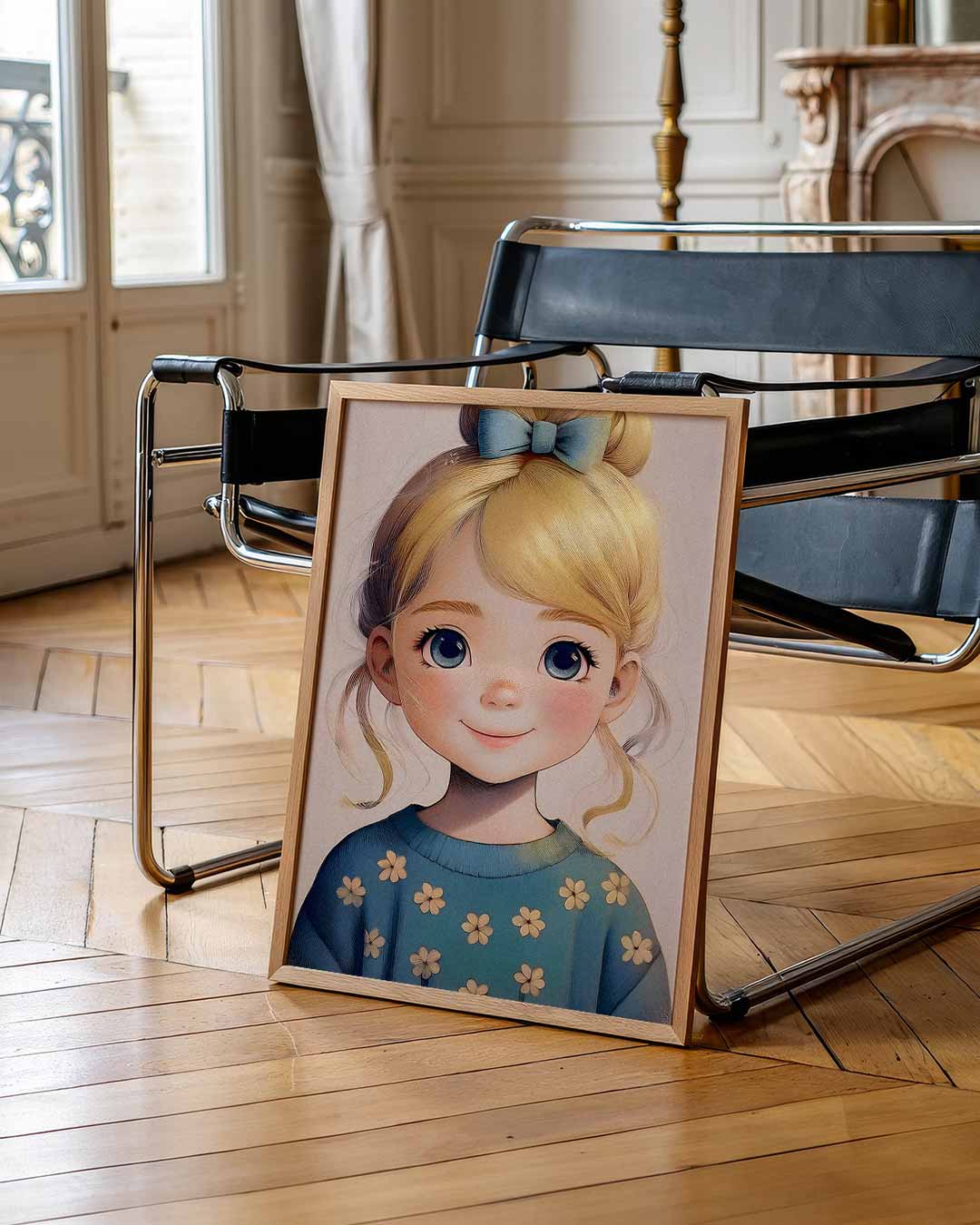 Vrolijke Meisjesimaginaire Poster