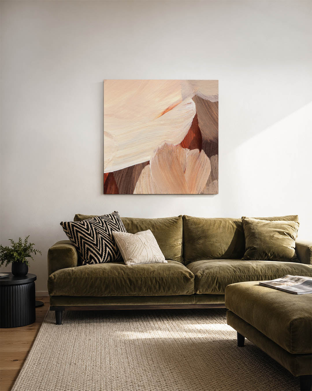 Penseelstreken Kunstwerk