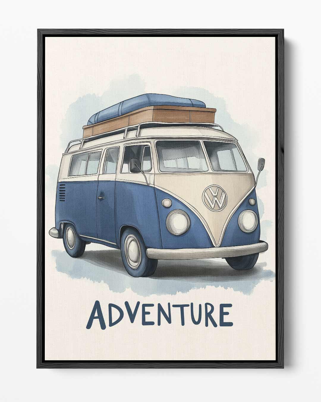 Retro Roadtrip Canvas Kunstwerk-canvas-dibond-plexiglas-wanddecoratie-WallArtistic