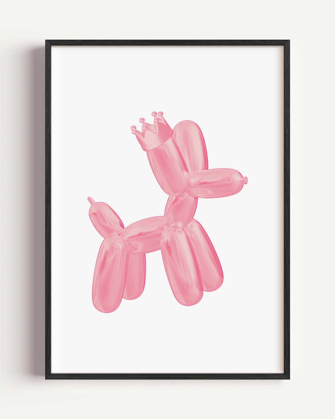 Ballonhond Met Kroontje Poster