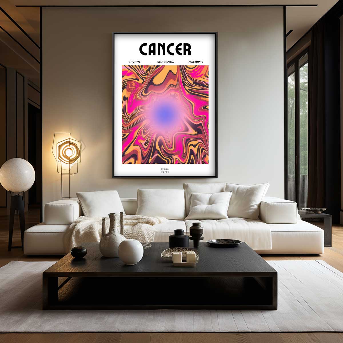 Abstract kunstwerk Kunstwerk-canvas-dibond-plexiglas-wanddecoratie-WallArtistic