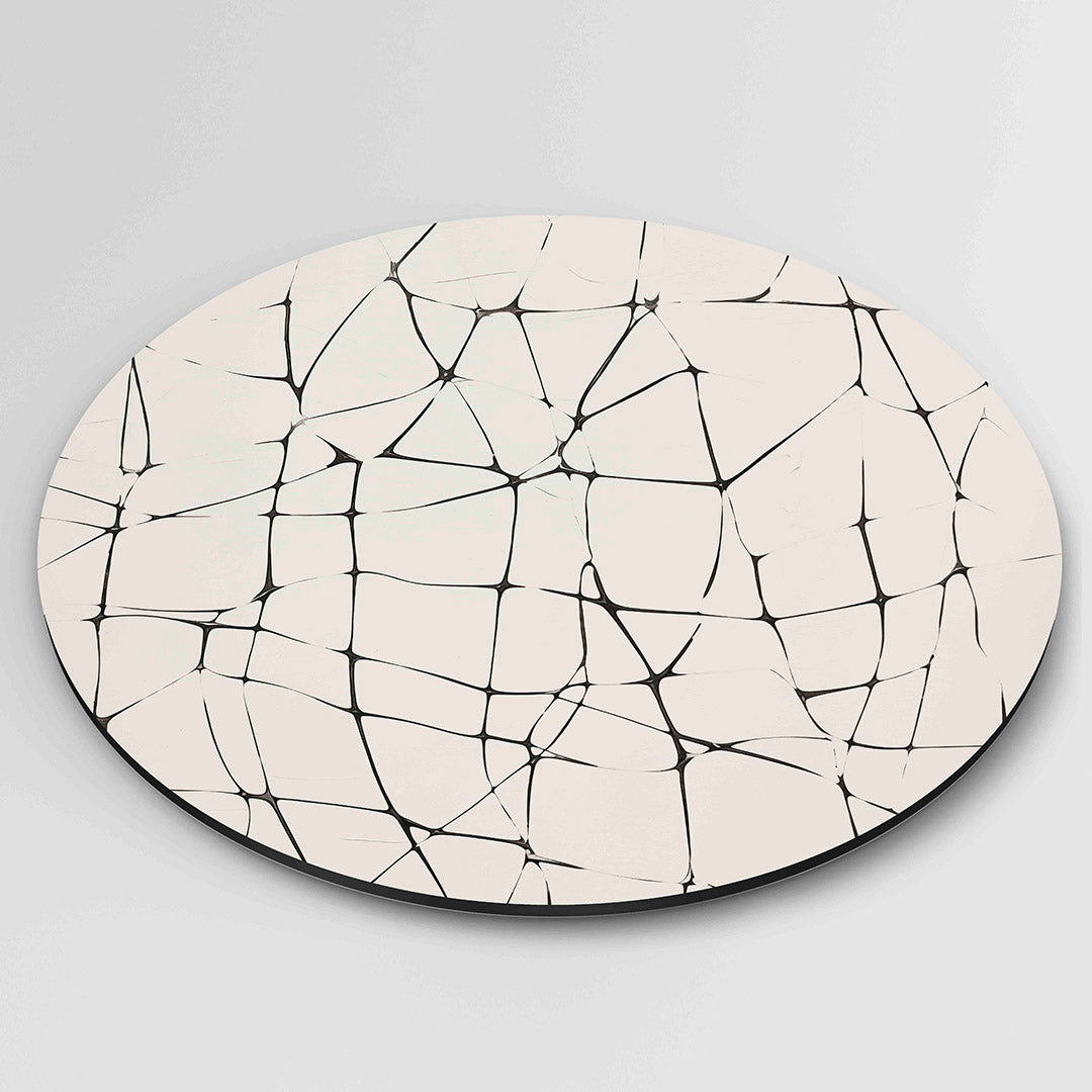 Abstracte lijnen Muurcirkel