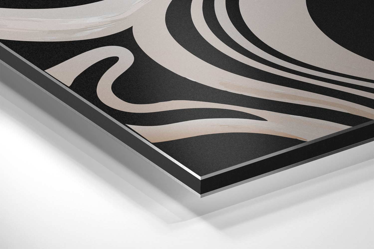 Golvende Lijnen Kunstwerk Kunstwerk-canvas-dibond-plexiglas-wanddecoratie-WallArtistic