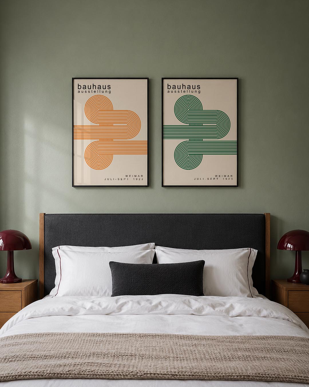 Lijnen en cirkelpatronen Posterset
