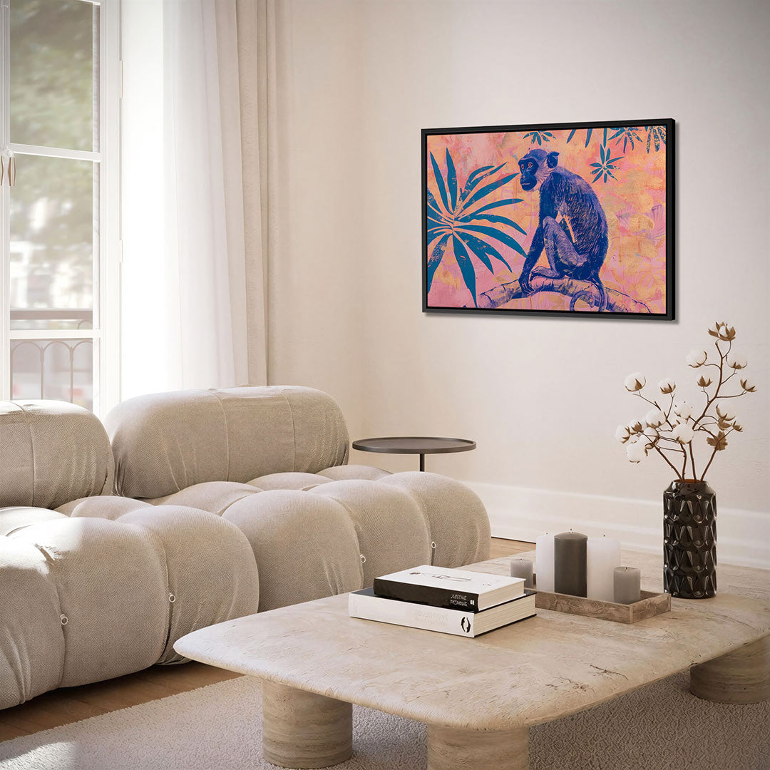 Dromerige jungle aap Kunstwerk