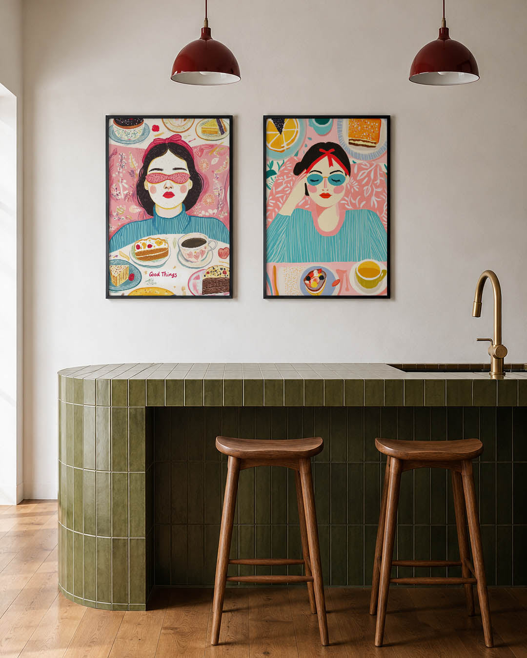 Kleurrijke ontspanning Posterset