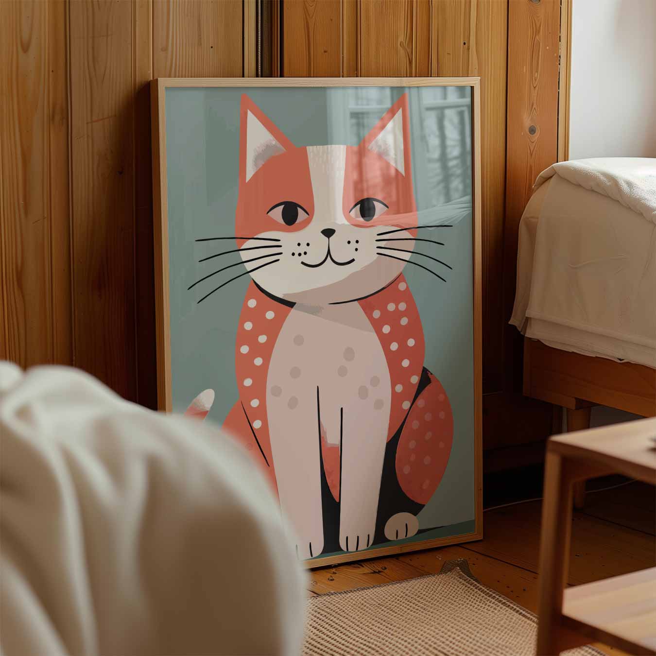 Vrolijke Kattenposter
