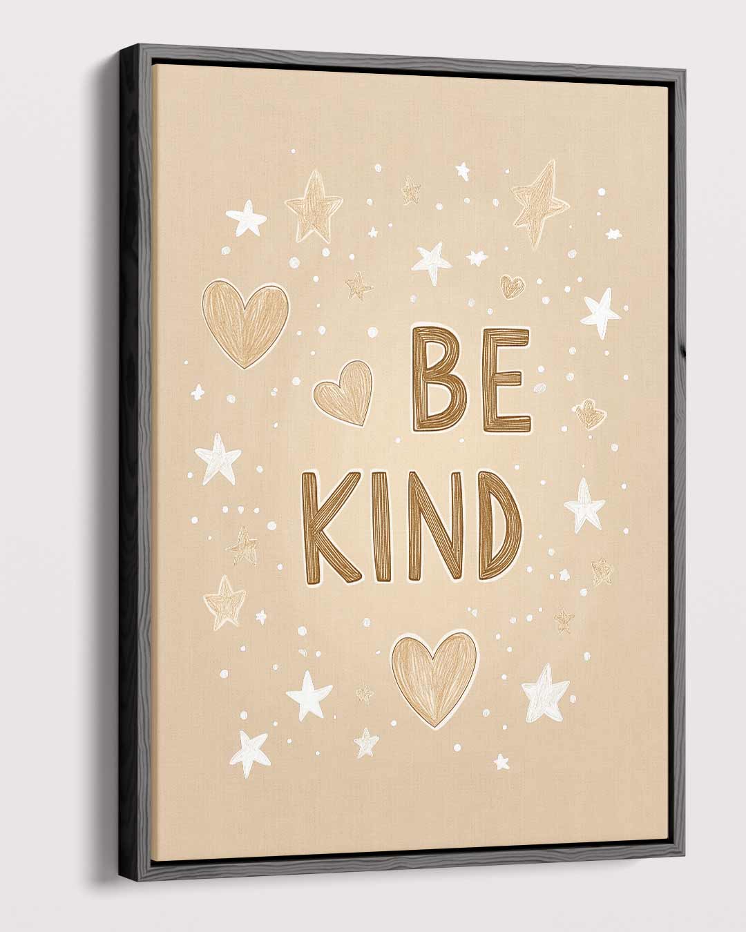 Be Kind Poster Kunstwerk-canvas-dibond-plexiglas-wanddecoratie-WallArtistic