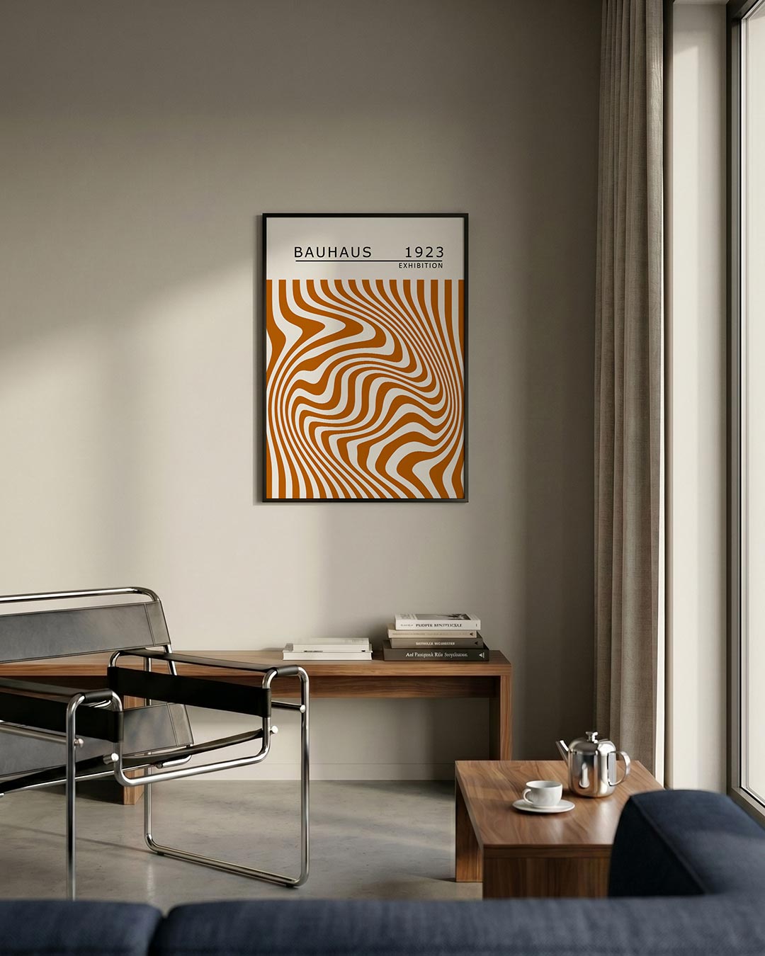 Golvend lijnenspel Poster