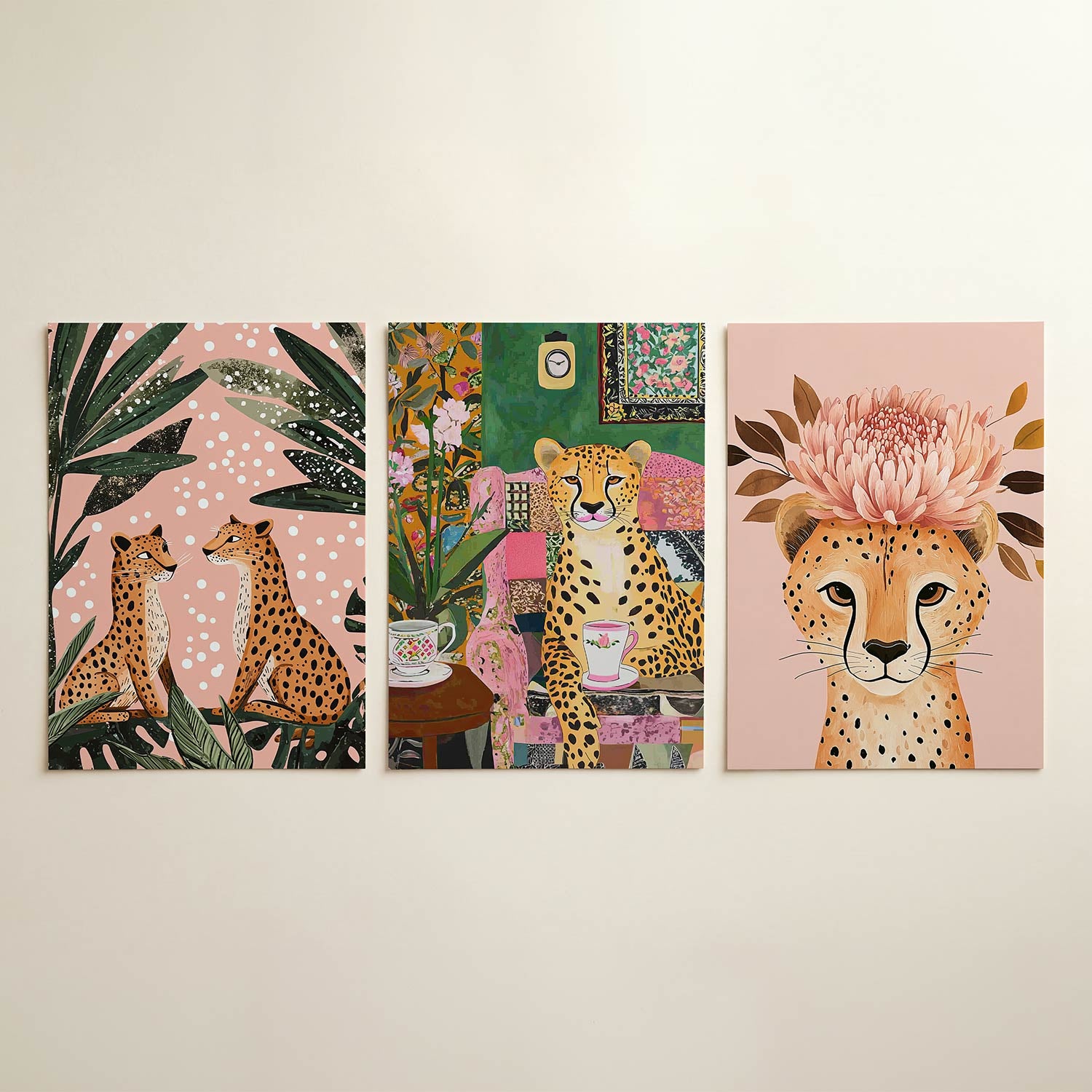 Jungle ontmoeting Posterset