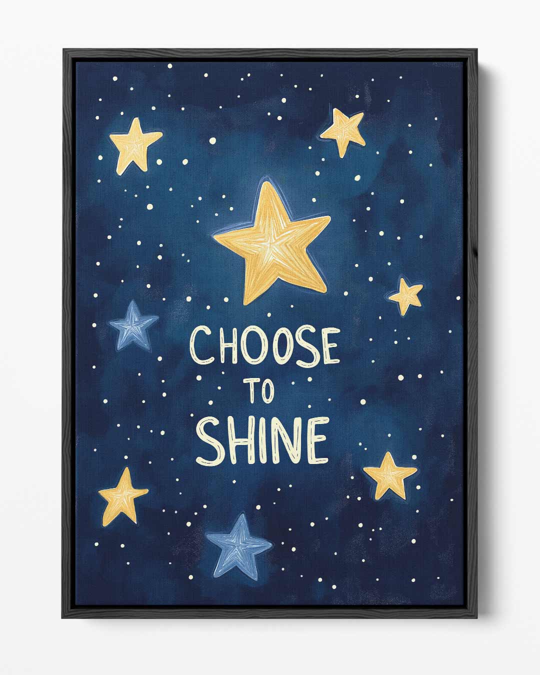 Stralende Sterren Inspiratieposter Kunstwerk-canvas-dibond-plexiglas-wanddecoratie-WallArtistic