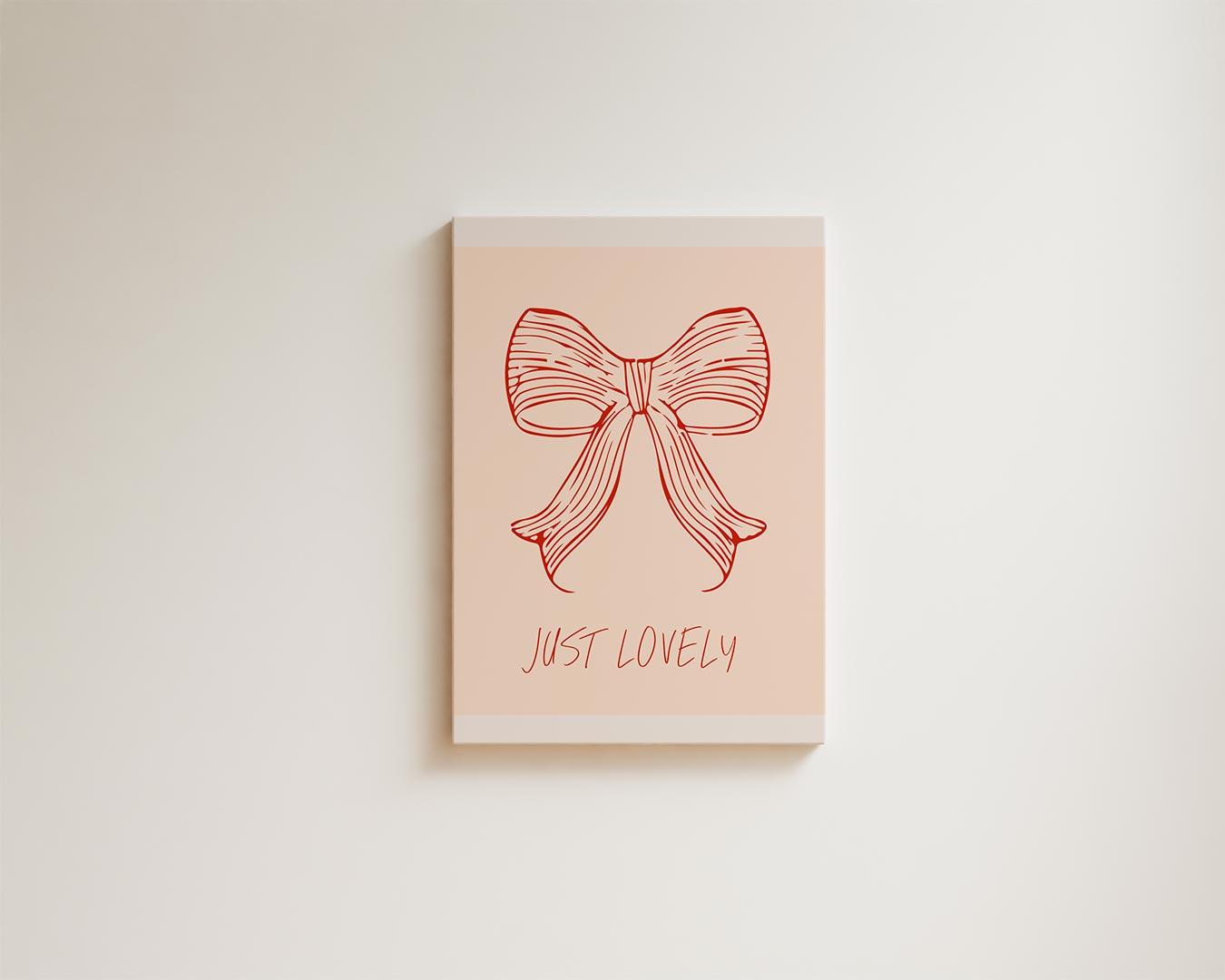 Just Lovely Strik Illustratie Kunstwerk-canvas-dibond-plexiglas-wanddecoratie-WallArtistic