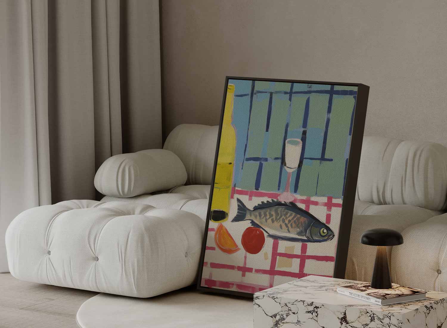 Mediterrane Tafereel Kunstwerk-canvas-dibond-plexiglas-wanddecoratie-WallArtistic