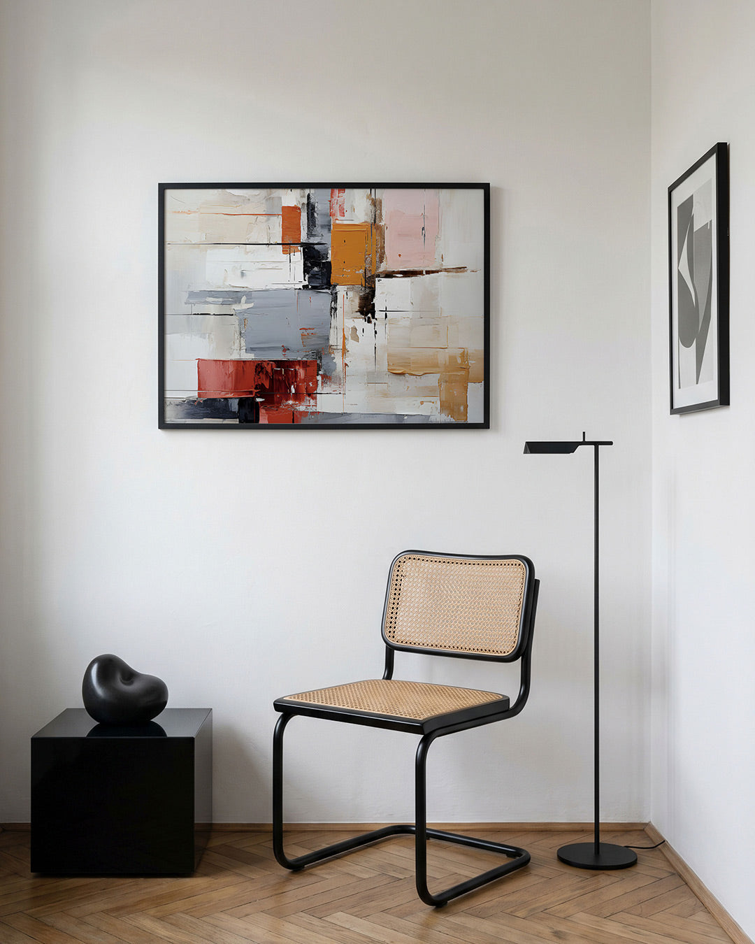 Abstracte geometrische vormen Poster