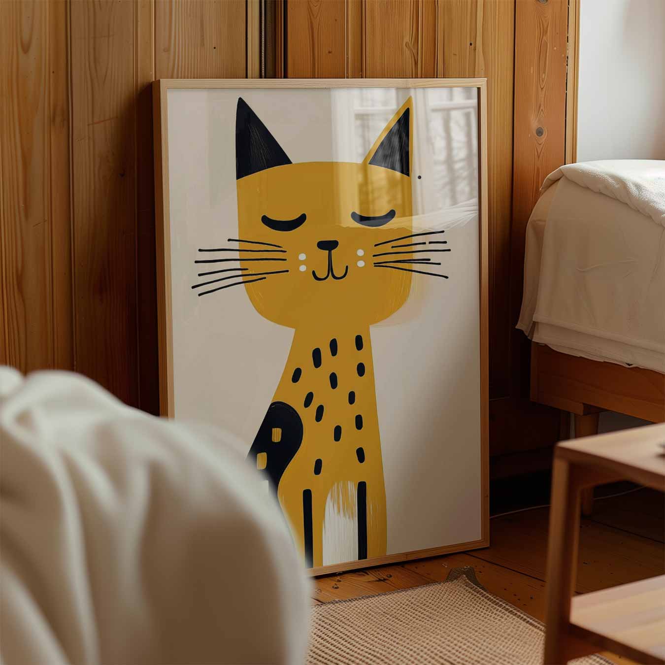 Slapende Kattenposter
