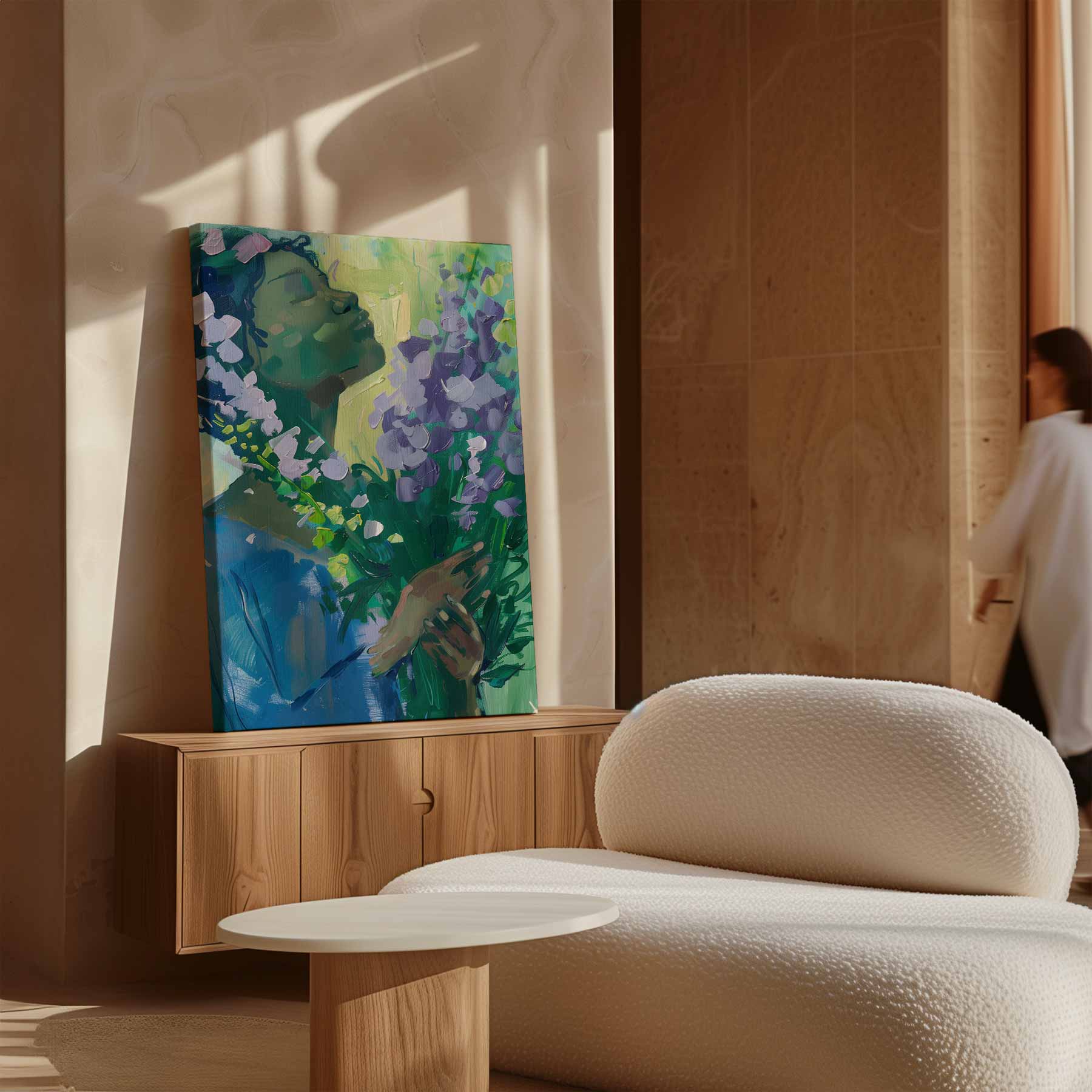 Bloemige Dromen Kunstwerk-canvas-dibond-plexiglas-wanddecoratie-WallArtistic