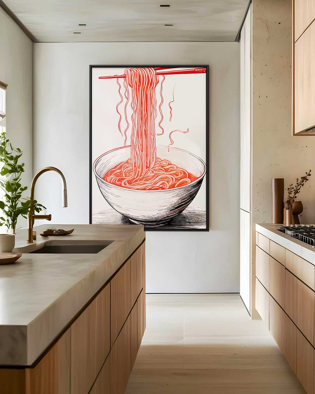 Ramen in Bloei Kunstwerk-canvas-dibond-plexiglas-wanddecoratie-WallArtistic