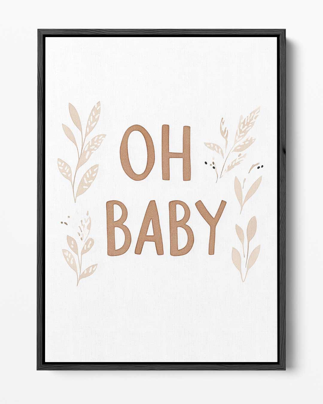 Oh Baby Wanddecoratie Kunstwerk-canvas-dibond-plexiglas-wanddecoratie-WallArtistic