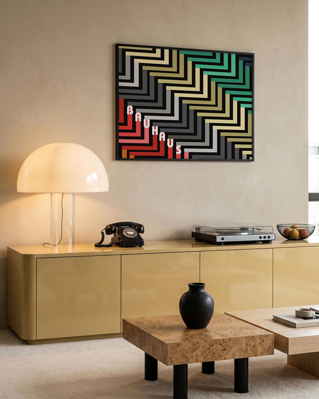 Vormritme en kleur Poster