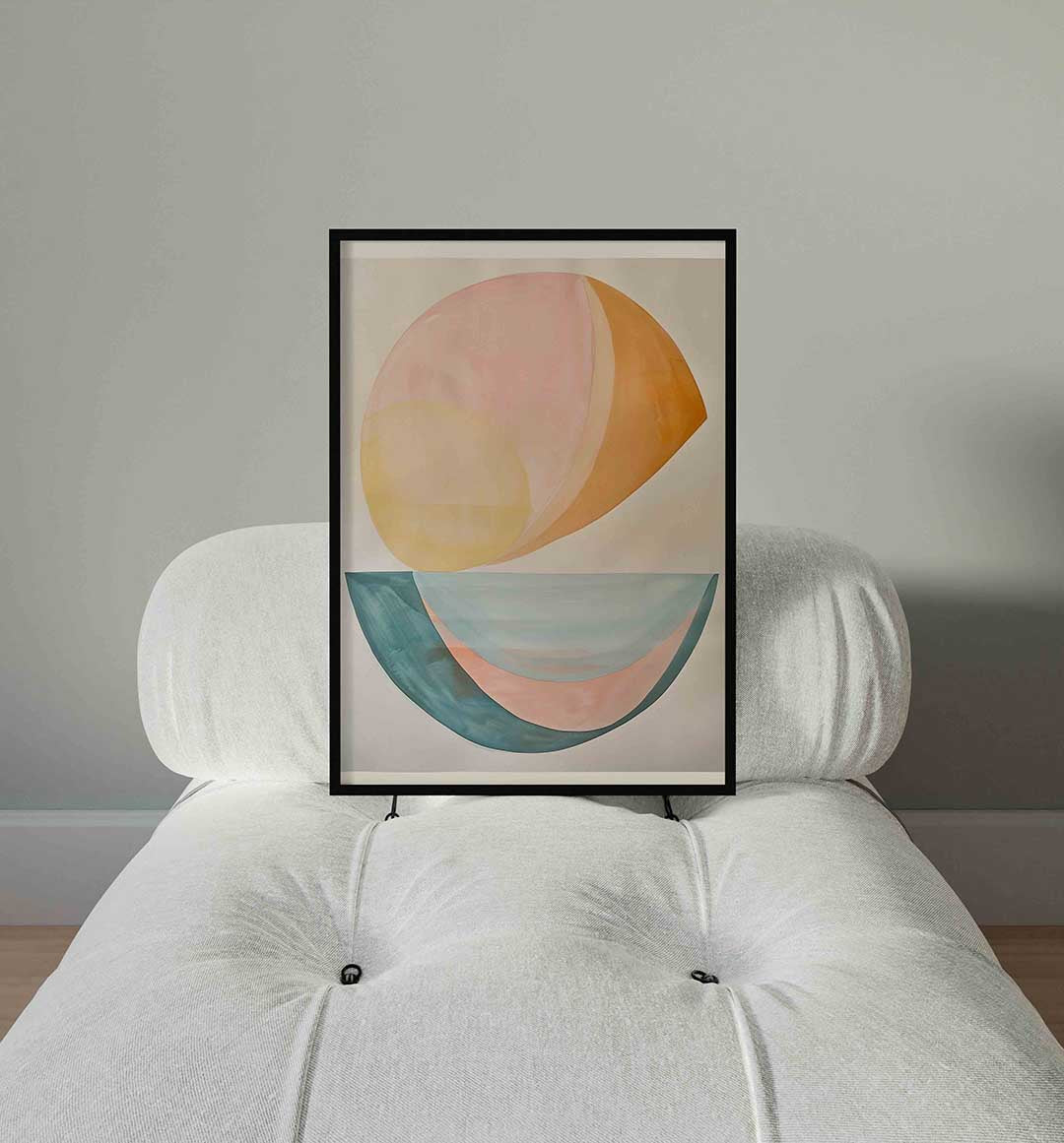 Abstracte vormen Poster