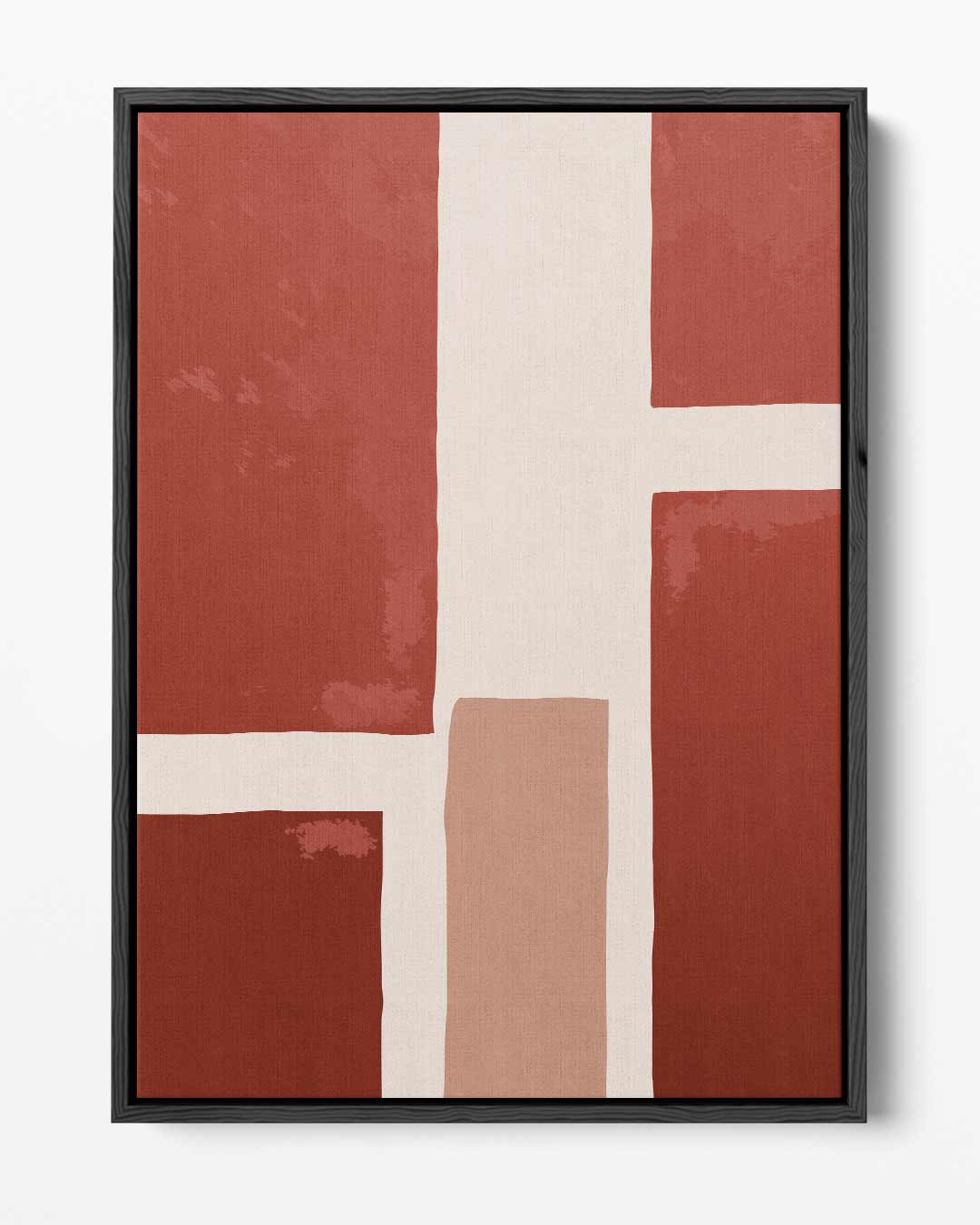 Warm Abstract Grid Kunstwerk-canvas-dibond-plexiglas-wanddecoratie-WallArtistic