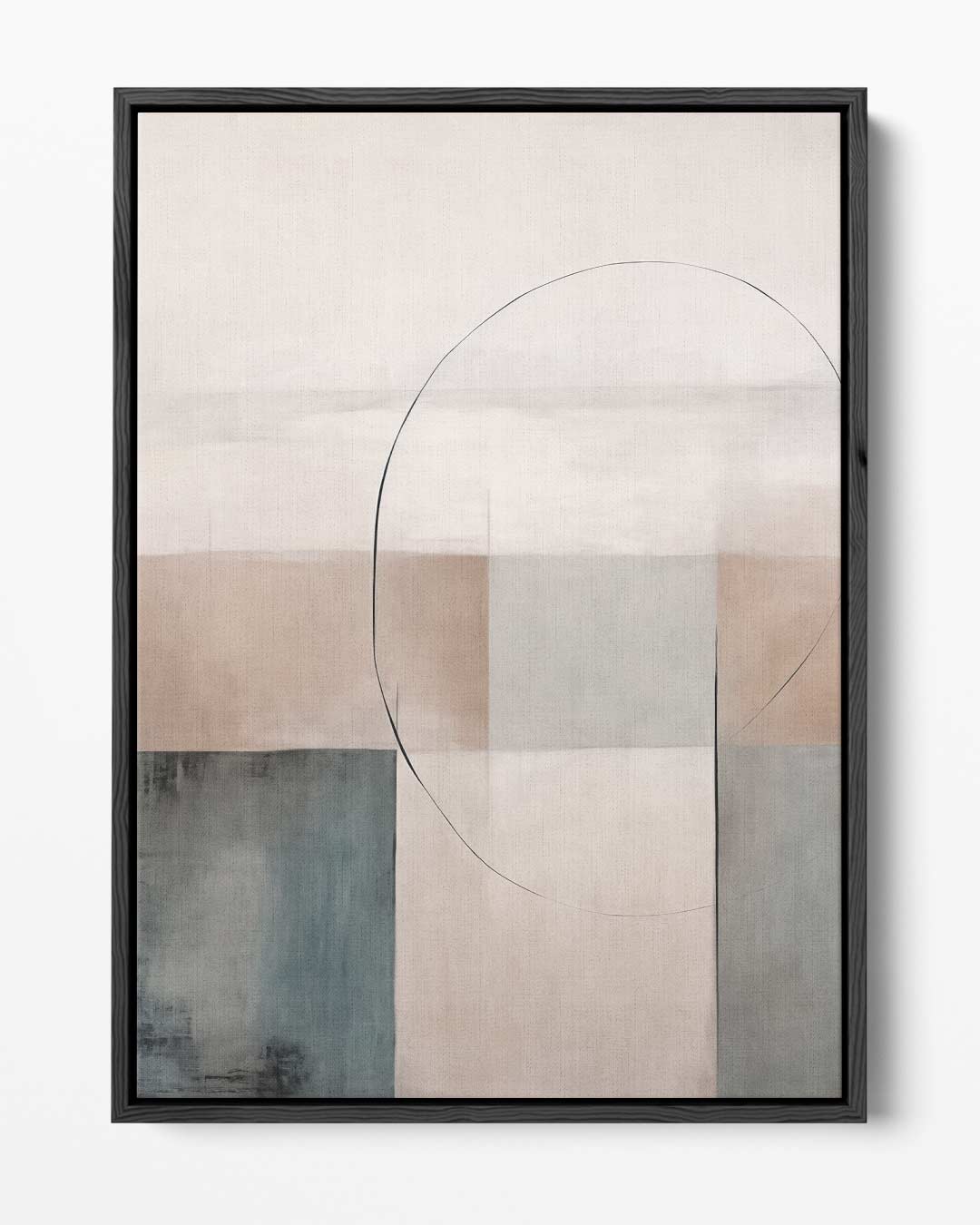 Rustgevende Abstracte Vormstudie Kunstwerk-canvas-dibond-plexiglas-wanddecoratie-WallArtistic